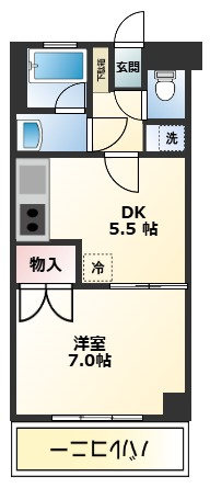 【間取り】 | BI CASTLE NAKANO