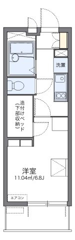 レオパレスハイ　ウッド　中平の間取り