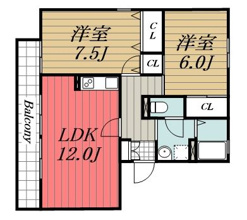 【間取り】 | ドリームマウンテン　D