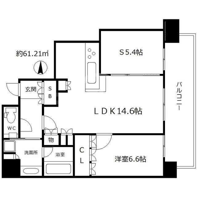 ザ・パークハウス中之島タワーの間取り|ザ・パークハウス中之島タワー　開放感ある間取り