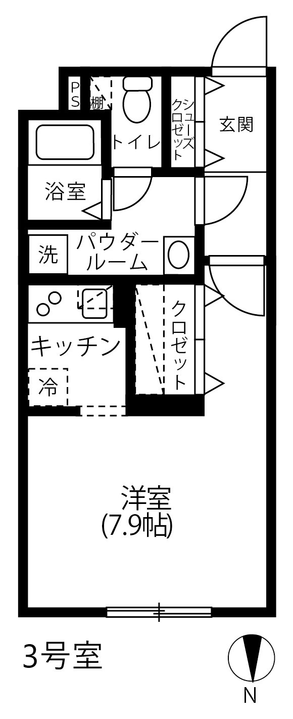 クレストタップ名古屋ウエストの間取り