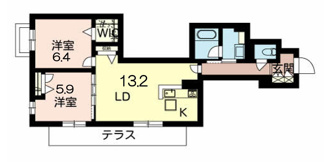 【間取り】 | シャーメゾンサカイパークス２