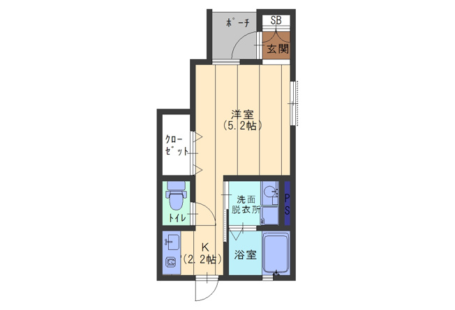 【間取り】 | CASA　BLU