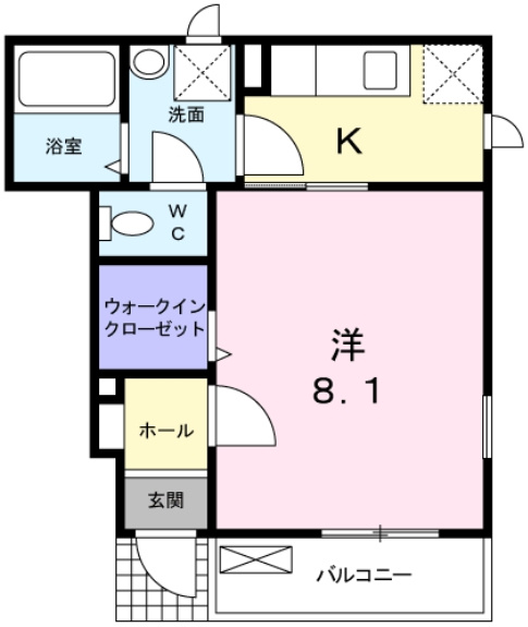 アルカンシエルの間取り