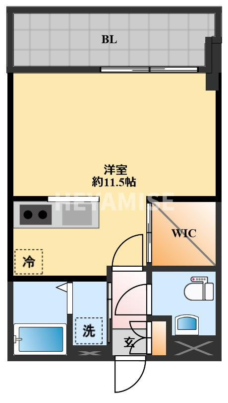 APARTMENTS CODE ISAHAYAの間取り