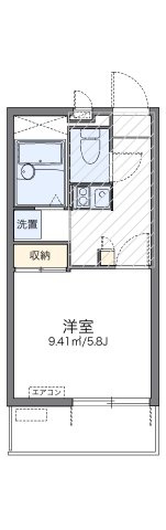 【間取り】 | レオパレスＬＵＮＡ　ＰＩＥＮＡ