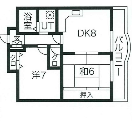 ビエント六甲Ⅱの間取り