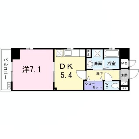 クレシア横浜山手の間取り