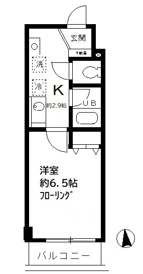 スクエア　コートの間取り