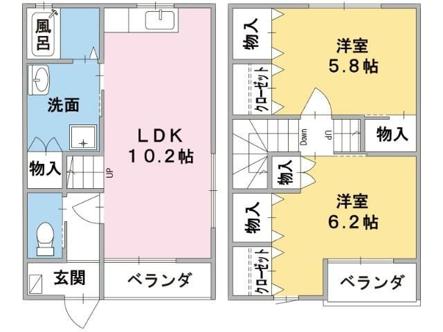 プチ　フェルメの間取り