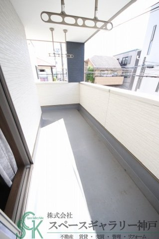 荒戎町戸建のバルコニー