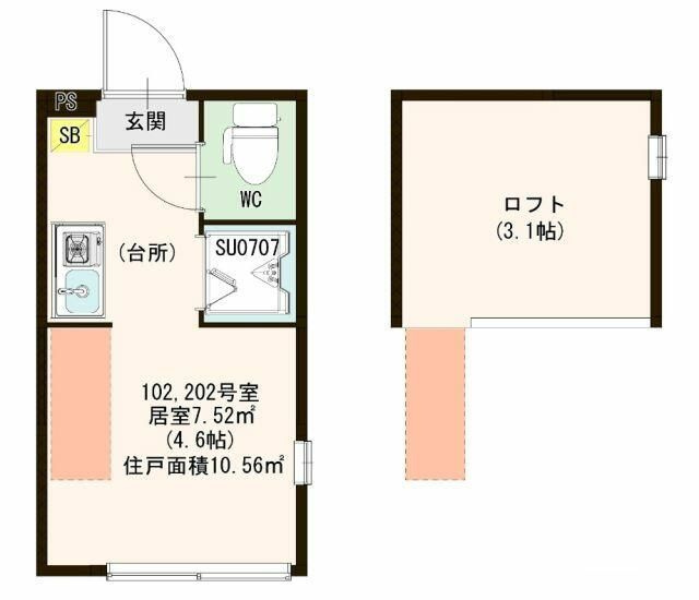 ハーモニーテラス南砂町の間取り