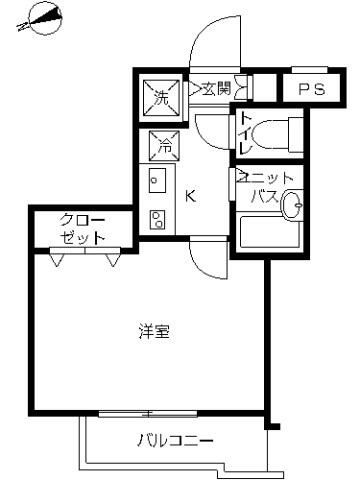 スカイコート成増第２の間取り