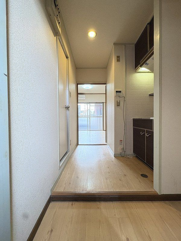 クリーンハイツの玄関|ゆったりとした玄関です
