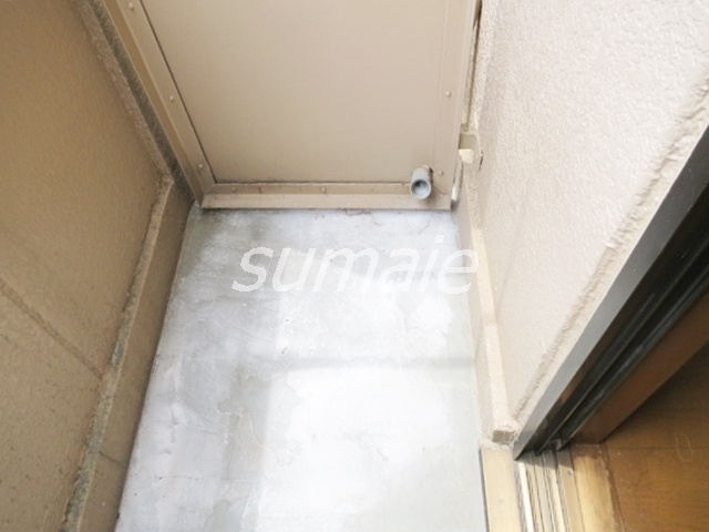 上岡マンションの設備|バルコニーに洗濯機置き場あります！！