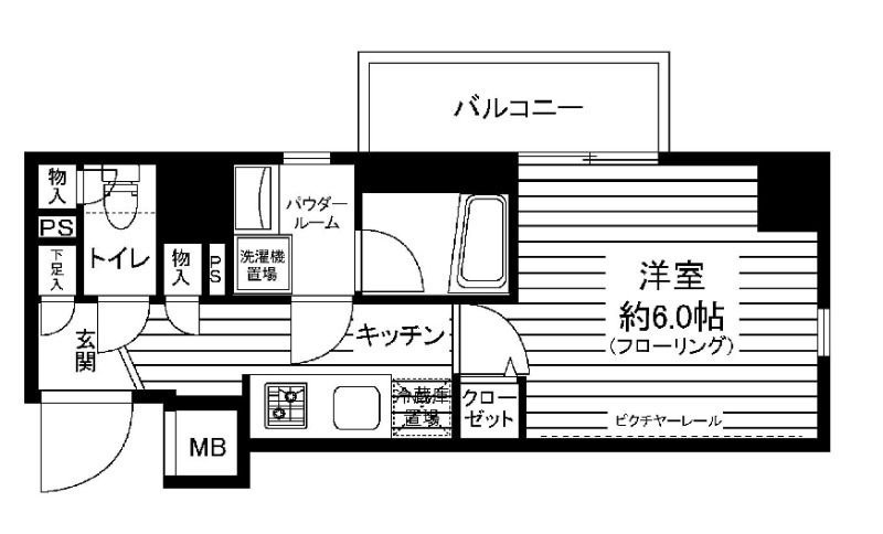 グランドコンシェルジュ上池袋の間取り|間取りです。