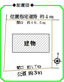 ドムスCの区画図