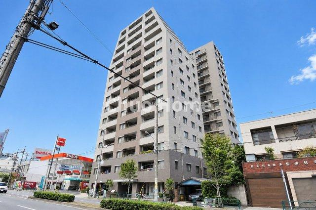 ライオンズプラザ西大島駅前の外観|2004年1月築。ペットの飼育可能マンションです。