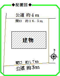 ドムスCの区画図