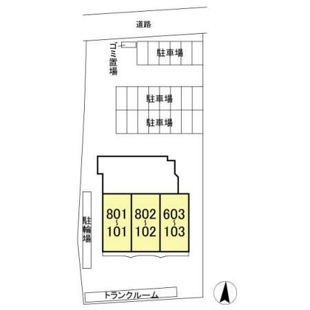 アーバンクレストの区画図