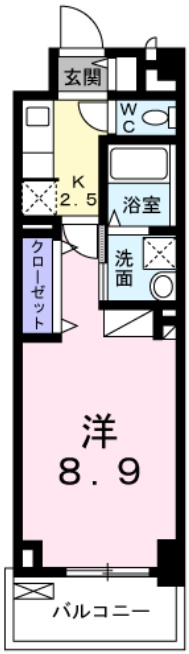 アルカディア9の間取り