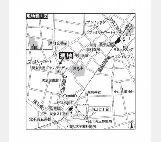 Comodia Misuzuの地図