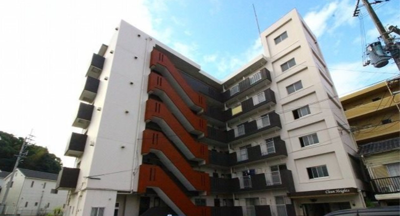 クリーンハイツの外観|落ち着いた外観です