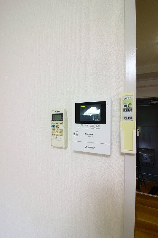 クリーンハイツのセキュリティ|モニター付きインターホンなので、おひとり暮らしの方も安心