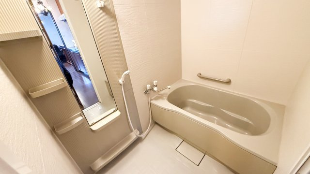 津屋崎店舗併用住宅の浴室|ゆったり過ごせるお風呂です