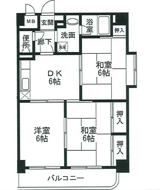 プラントパイン御影の間取り