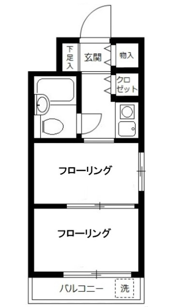 エトワール武蔵境の間取り