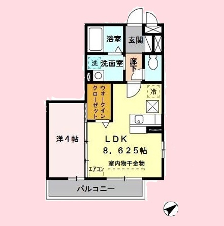 ヴィーブル浦和の間取り