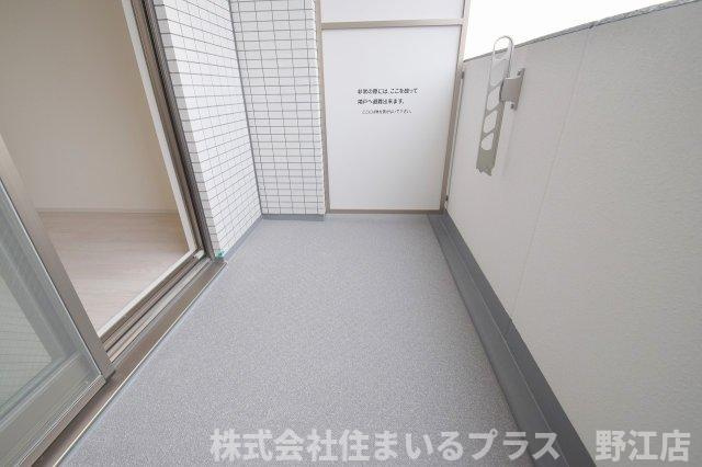 フォレストグレイス関目高殿Ⅶのバルコニー