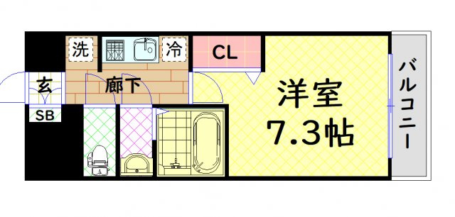 【間取り】 | スペーシア日本橋東