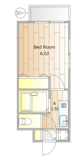 【間取り】 | ＶＥＲＴメゾンクレソンⅢ