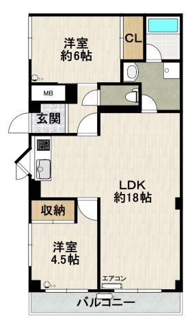 ソリッソ宝塚の間取り