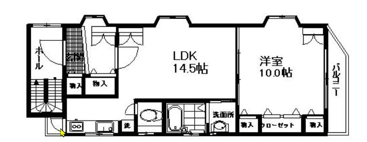 コーポ田島の間取り