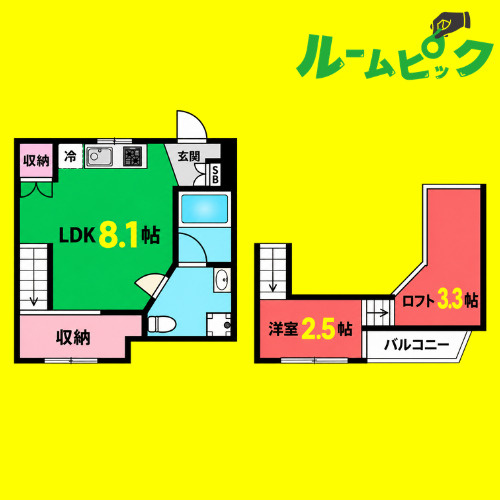 iMezoN(アイメゾン)　名古屋市賃貸　仲介手数料無料の間取り