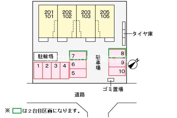 アルシオンの区画図