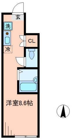 ジュネス南住吉の間取り