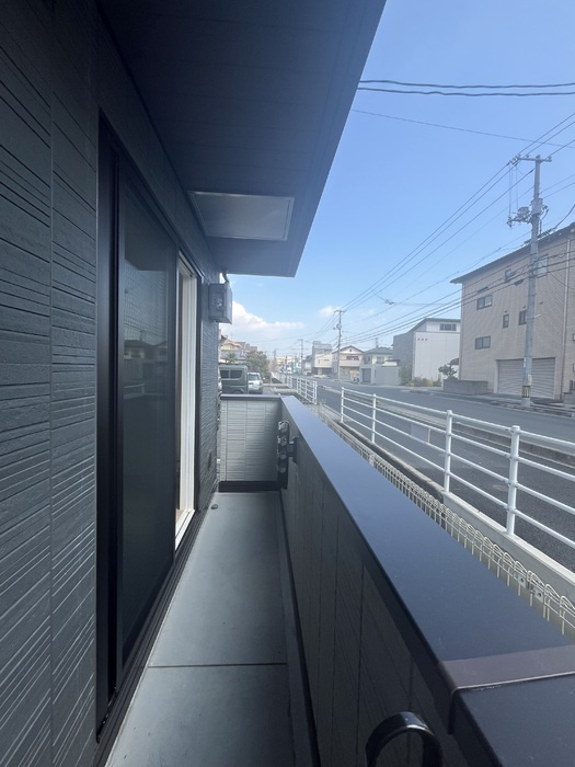プレミール北長瀬のバルコニー