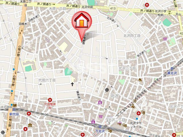 デュオメゾン萩の地図