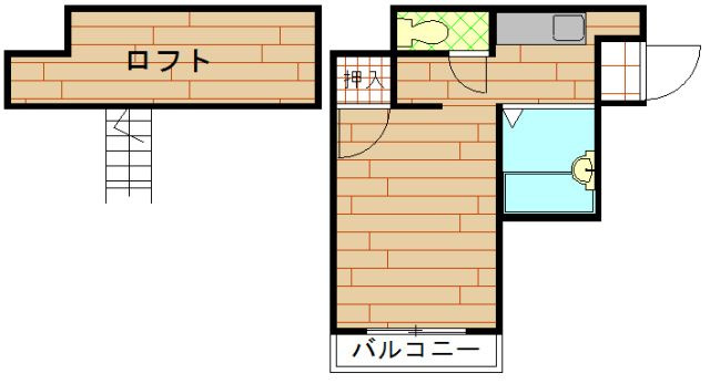 ソフィ21二日市Ⅱの間取り