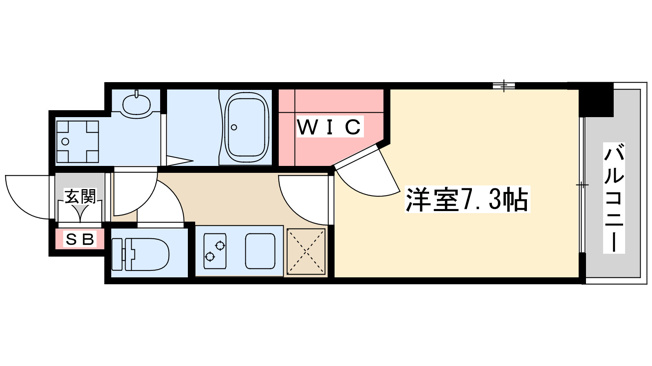 【間取り】 | レジュールアッシュ江坂