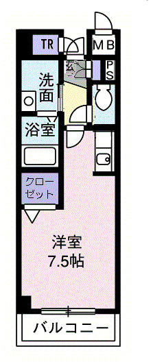 グロリアスの間取り|間取図