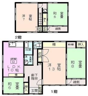 【間取り】 | 女方結和住宅Ａ