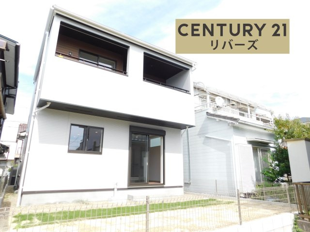 愛西市北一色町昭和の新築一戸建の外観|◇限定１棟◇　　いつでも見学出来ます♪♪（お問合せ当日、平日、水曜、夜間でもＯＫ）　敷地約４８坪超！　長期優良住宅！　オール電化！　BELS対応！　駐車並列３台ＯＫ♪　南面に庭付き♪　周辺環境充実！