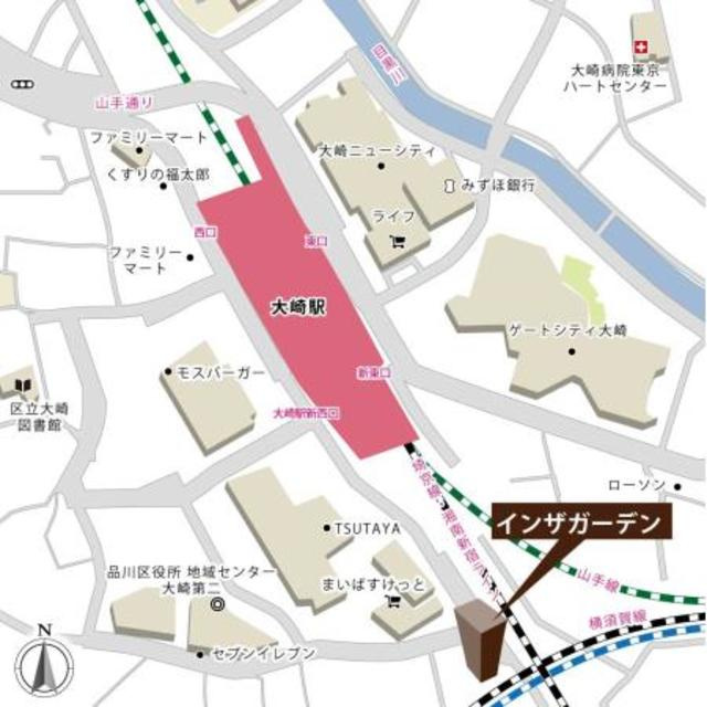 インザガーデンの地図