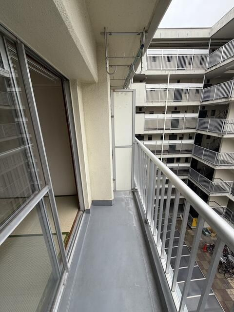 行徳マンションのバルコニー