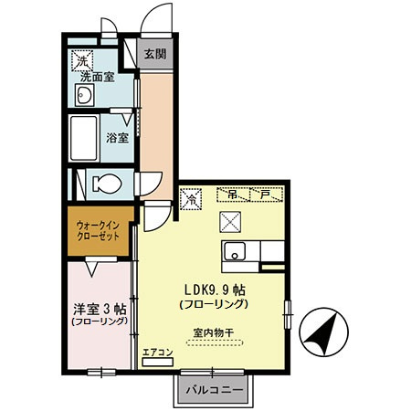 ソレーユ東川口の間取り